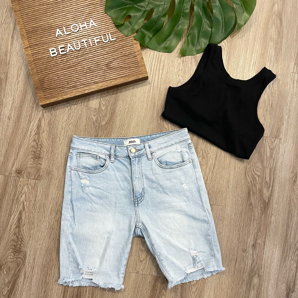 Jbd Long Length Cutoff Shorts